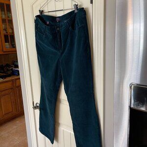 Not Your Daughter's Jeans boot cut teal corduroy jeans